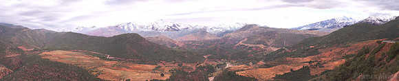 Morning View of the High Atlas Mountains, Morocco